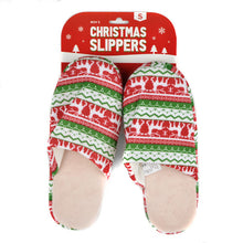 Load image into Gallery viewer, Westend 12-Pack Men's Christmas Slippers (4S+4M+4L)
