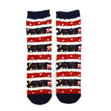 Load image into Gallery viewer, Parquet Ladies Christmas Holidays Crew Socks – Cozy Winter Style
