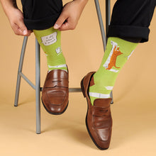 Load image into Gallery viewer, Parquet Cats – Toilet Paper Ultra Premium Novelty Socks (Unisex)
