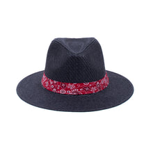 Load image into Gallery viewer, Westend Men’s Paisley Bandana Banded Fashion Fedora Hat –

