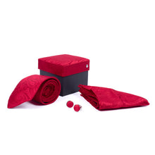 Load image into Gallery viewer, Clericci 12-Piece ASSORTED Spring/Summer Paisley Tie, Hanky &amp; Cufflink Gift Box Set
