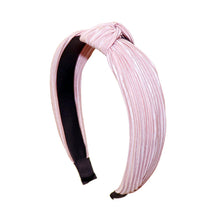Load image into Gallery viewer, Nollia Pleated Solid "C" Shaped Headband – 12 Color Options
