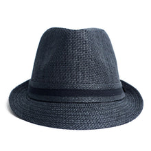 Load image into Gallery viewer, Westend Spring/Summer Short Brim Banded Fedora Hat
