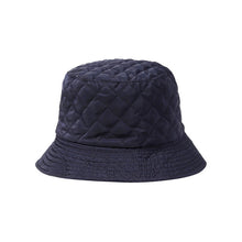 Load image into Gallery viewer, Nollia Ladies Fall/Winter Reversible Quilted &amp; Suede Bucket Hat – 2-in-1 Cozy Style
