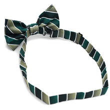 Load image into Gallery viewer, Laurant Bennet Striped Bow Tie &amp; Matching Round Hanky Set

