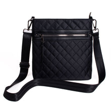 Load image into Gallery viewer, Nollia Ladies Nylon Quilted Large Crossbody Bag – Black Or Pink
