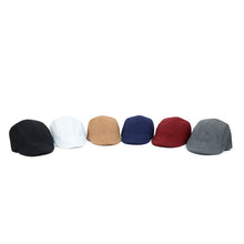 Load image into Gallery viewer, Westend Spring/Summer Solid Color Flat Hat (9 Color Options)
