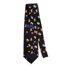 Load image into Gallery viewer, Parquet Clown Poly Printed Novelty Tie
