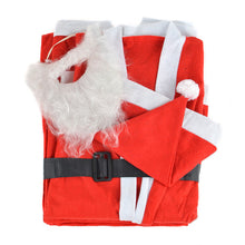 Load image into Gallery viewer, Kids Santa Claus Costume 5-Piece Set - Fits Ages 6–9 Years
