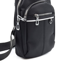 Load image into Gallery viewer, Ladies’ Sport Nylon Sling Bag - Adjustable &amp; Lightweight - With Headset Hole
