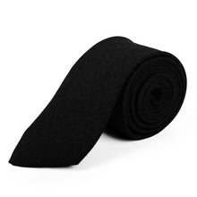 Load image into Gallery viewer, Umo Lorenzo Men's 100% Cotton Solid Slim Neckties – 2.5" Width
