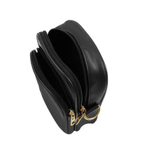 Load image into Gallery viewer, Nollia PU North-South Crossbody Bag with Patterned Webbing Strap
