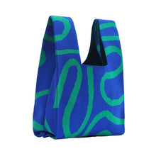 Load image into Gallery viewer, Nollia Swirl Pattern Mini Knit Tote Bag

