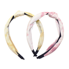 Load image into Gallery viewer, Nollia Tie Dye Pattern "C" Shaped Head Band – Soft Padded Hairband
