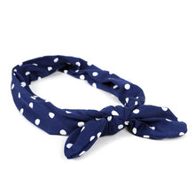 Load image into Gallery viewer, Nollia 6pc Polka Dot Headband and Scrunchy Bow Set – Elastic Hair Accessories
