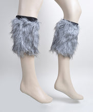Load image into Gallery viewer, Faux Fur Winter Leg Warmers – One Size Fits All
