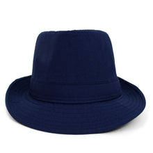 Load image into Gallery viewer, Fall/Winter Light Weight Solid Color Trilby Fedora Hat - H1805047
