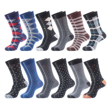 Load image into Gallery viewer, Vincent Di Mani Men’s 12-Pair Assorted Dress Socks – Modern Styles Pack
