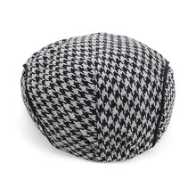 Load image into Gallery viewer, Westend Fall/Winter Houndstooth Ivy Hat – Wool Blend Flat Cap
