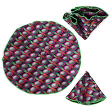 Load image into Gallery viewer, Laurant Bennet Circle Pattern Banded Bow Tie &amp; Matching Hanky Pocket Round Set
