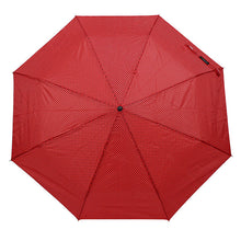 Load image into Gallery viewer, Parquet Polka Dot Telescopic Hand-Open Compact Umbrella – 12" Compact, 5 Color Options
