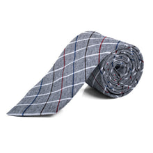 Load image into Gallery viewer, Umo Lorenzo Men&#39;s 100% Cotton Checkered Ties
