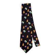 Load image into Gallery viewer, Parquet Clown Poly Printed Novelty Tie
