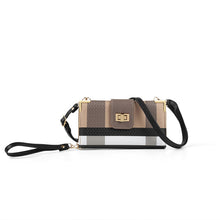 Load image into Gallery viewer, Nollia Ladies Tartan Wallet on String – Crossbody Wallet with Detachable Strap
