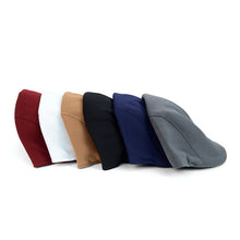 Load image into Gallery viewer, Westend Spring/Summer Solid Color Flat Hat (9 Color Options)
