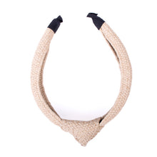 Load image into Gallery viewer, Nollia “C” Shaped Knotted Woven Headband – Stylish Everyday Hair Accessory
