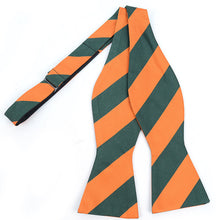 Load image into Gallery viewer, Umo Lorenzo Men&#39;s Silk Woven Freestyle College Bow Tie – 26 Color Options
