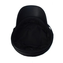 Load image into Gallery viewer, Nollia Women’s Black Leather Baker Cap – PU Leather Greek Fisherman Hat

