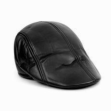 Load image into Gallery viewer, Westend Fall/Winter Traditional PU Leather Ivy Hat – Classic 6-Panel Cap
