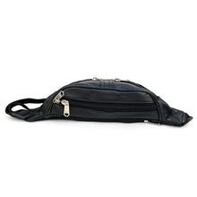 Load image into Gallery viewer, Umo Lorenzo Genuine Goatskin Leather Fanny Pack Waist Bag
