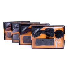 Load image into Gallery viewer, 12pc Men's Pattern Banded Bow Tie &amp; Hanky with lapel Pin Box

