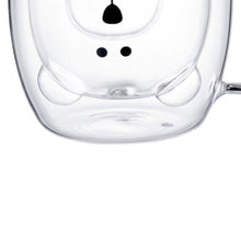 Load image into Gallery viewer, Double Walled Clear Polar Bear Cup – 250ML
