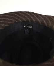 Load image into Gallery viewer, Westend Fall/Winter Striped Fedora Hat – Cotton Blend
