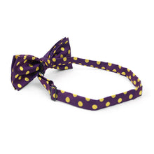 Load image into Gallery viewer, Umo Lorenzo Men's Big &amp; Tall Polka Dot Bow Tie &amp; Hanky Set – 15 Color Options
