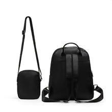 Load image into Gallery viewer, Nollia 2-Piece Quilted Commuter Backpack &amp; Crossbody Set
