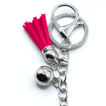 Load image into Gallery viewer, Nollia Bling Crystal Cartoon Cactus Charm – Sparkly Tassel Keychain
