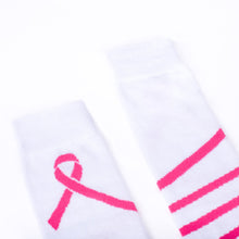 Load image into Gallery viewer, Parquet Ladies Knee High Breast Cancer Awareness Pink Ribbon Socks
