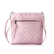 Load image into Gallery viewer, Nollia Ladies Nylon Quilted Large Crossbody Bag – Black Or Pink
