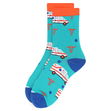 Load image into Gallery viewer, Women's Ambulance Novelty Socks
