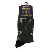 Load image into Gallery viewer, Parquet Men’s Hunting Pattern Crew Socks
