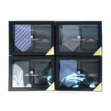 Load image into Gallery viewer, Umo Lorenzo 12pc Assorted Poly Woven Tie &amp; Wallet Boxed Sets
