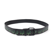 Load image into Gallery viewer, Parquet 6pk Men's PU Graphic Marijuana + Canvas Grommet Belt Set – 12 Total Belts
