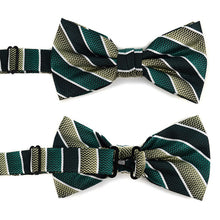 Load image into Gallery viewer, Laurant Bennet Striped Bow Tie &amp; Matching Round Hanky Set
