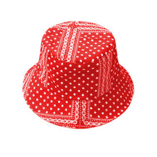 Load image into Gallery viewer, Westend Red Paisley Bucket Hat

