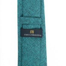 Load image into Gallery viewer, Umo Lorenzo Men's 100% Cotton Solid Slim Neckties – 2.5" Width
