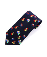 Load image into Gallery viewer, Parquet Clown Poly Printed Novelty Tie

